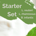 L. reuteri + L. rhamnosus + B. infantis | Yogurt Starter Set | Happy Gut | Starter Cultures | Pack of 3